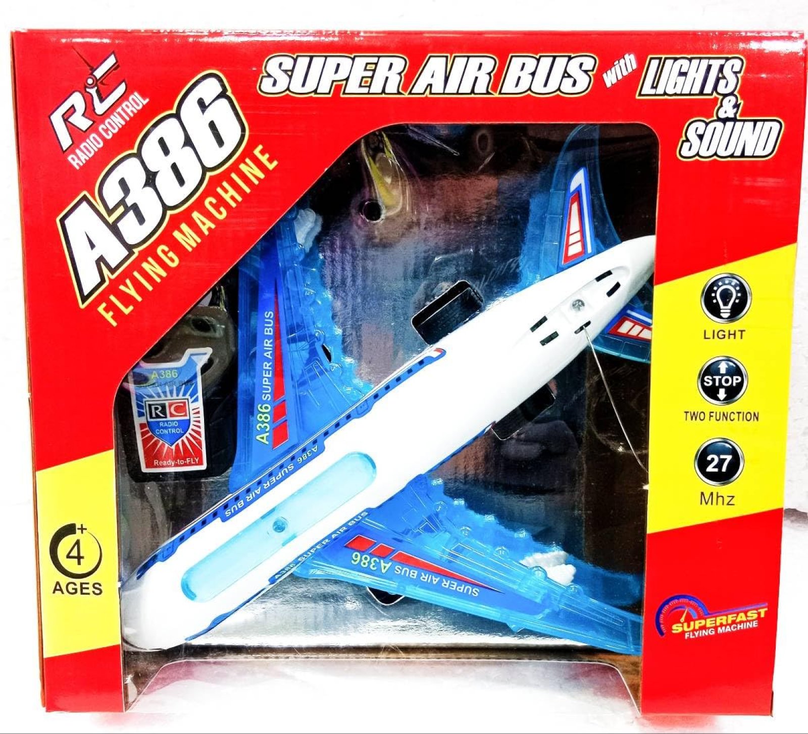 RC A386 Super Air Bus Remote Control Aeroplane with Lights & Sound in Delhi NCR — PartyCraz
